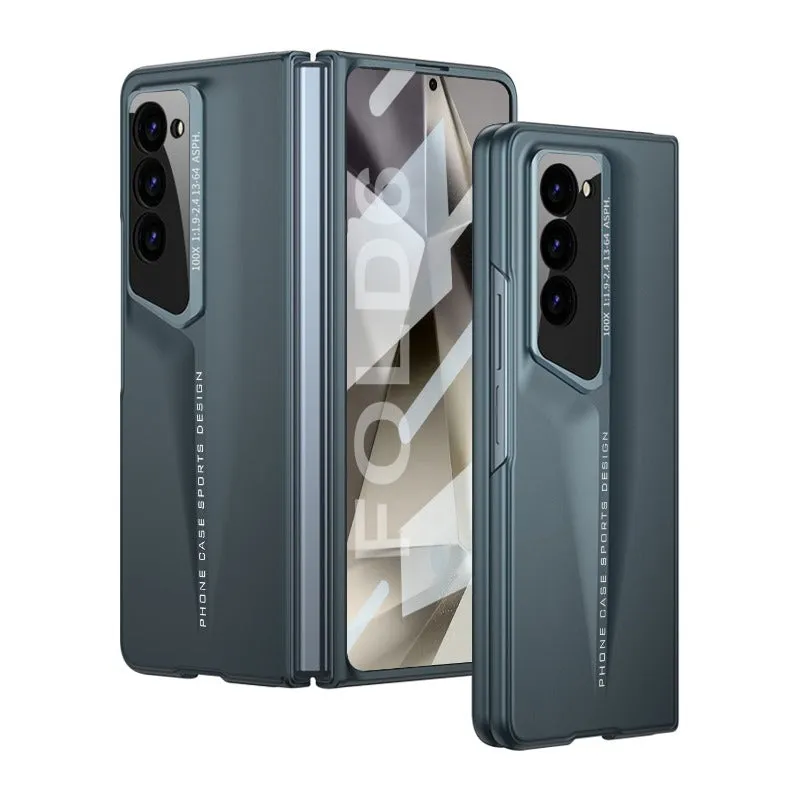 Shockproof Armor Matte Phone Case With Screen For Samsung Galaxy Z Fold 6