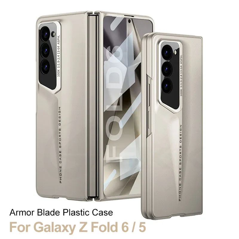 Shockproof Armor Matte Phone Case With Screen For Samsung Galaxy Z Fold 6