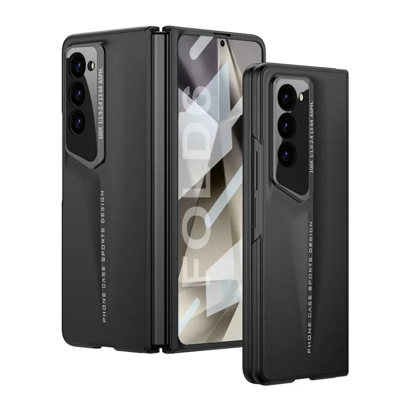 Shockproof Armor Matte Phone Case With Screen For Samsung Galaxy Z Fold 6