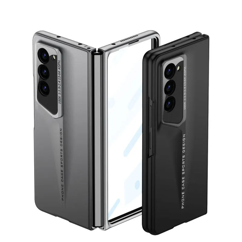 Shockproof Armor Matte Phone Case With Screen For Samsung Galaxy Z Fold 6