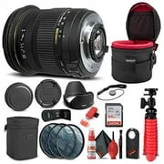 Sigma 17-50mm f/2.8 EX DC OS HSM Lens for Nikon F (583306) Bundle