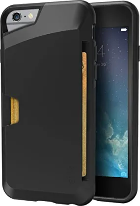 Silk iPhone 6/6s Wallet Case - VAULT Protective Credit Card Grip Cover -"Wallet Slayer Vol.1" - Black Onyx