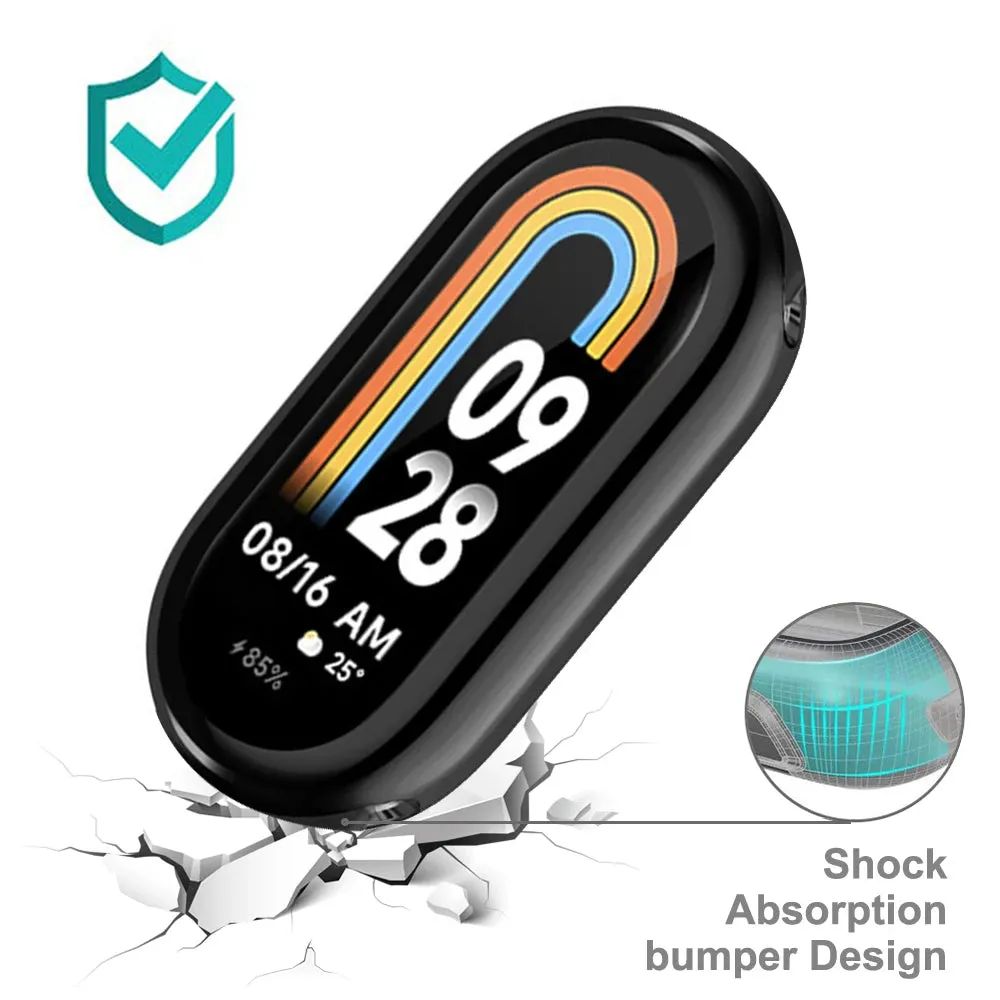 Smart watch case|TPU Soft Protective Cover For Xiaomi Mi Band 8 Case