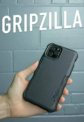 Smartish iPhone 11 Pro Armor Case - Gripzilla [Rugged   Protective] Slim Tough Grip Cover - Black Tie Affair