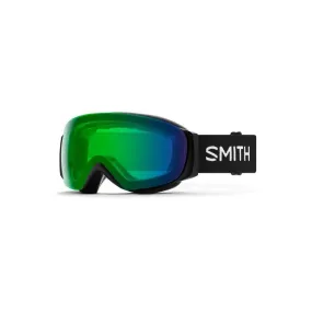 Smith I/O Mag S Black Goggles | ChromaPop Everyday Green Mirror 23% VLT  / ChromaPop Storm Blue Sensor Mirror 55% VLT