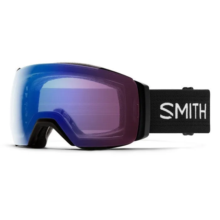 Smith I/O Mag Xl Black Goggles | ChromaPop Photochromic Rose Flash 30-50% VLT / ChromaPop Storm Yellow Flash 65% VLT