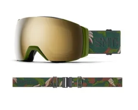 Smith I/O MAG XL Olive Plant Camo Goggles | ChromaPop Sun Black Gold Mirror / ChromaPop Storm Blue Sensor Mirror