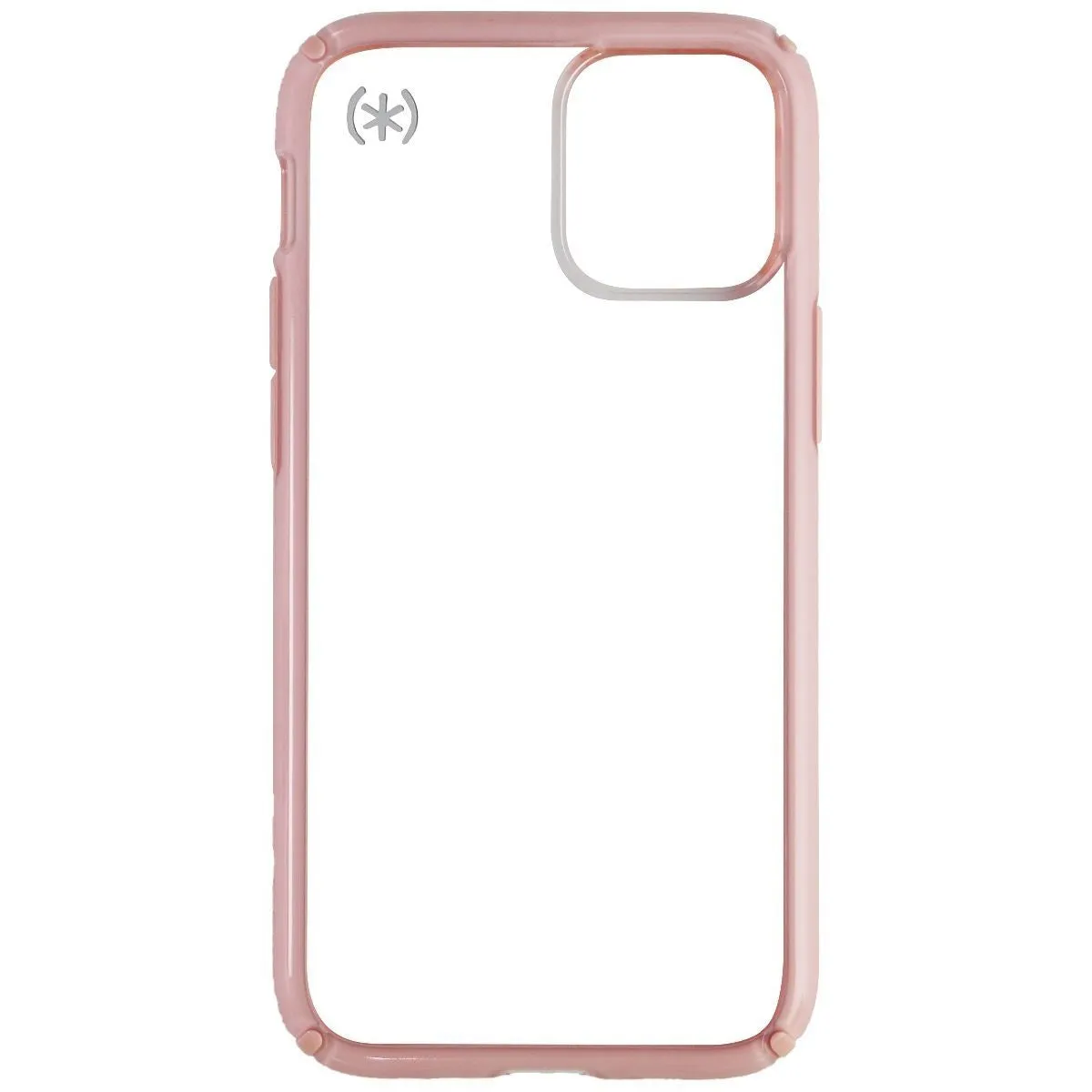 Speck Presidio Perfect-Clear Impact Geo Case for iPhone 12 mini - Clear/Pink