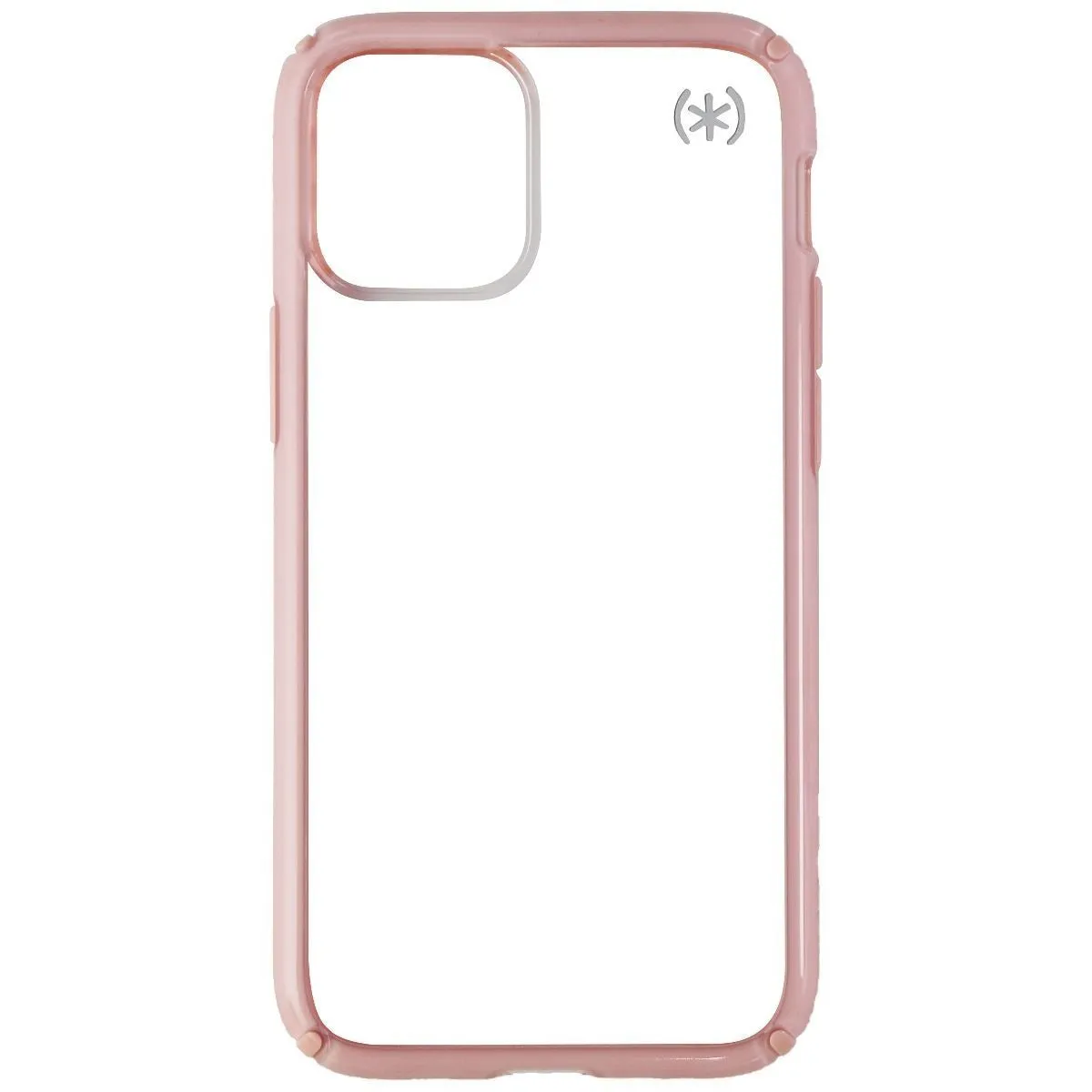 Speck Presidio Perfect-Clear Impact Geo Case for iPhone 12 mini - Clear/Pink