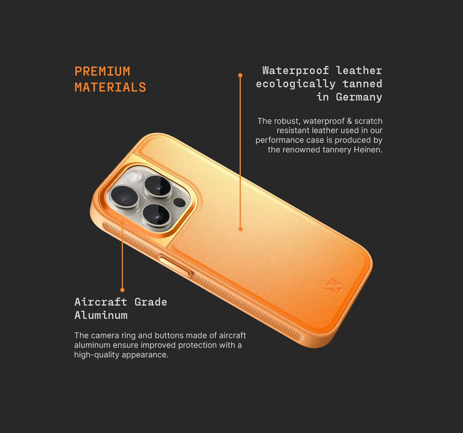 Sport Case | iPhone 15 Pro | Orange Pop