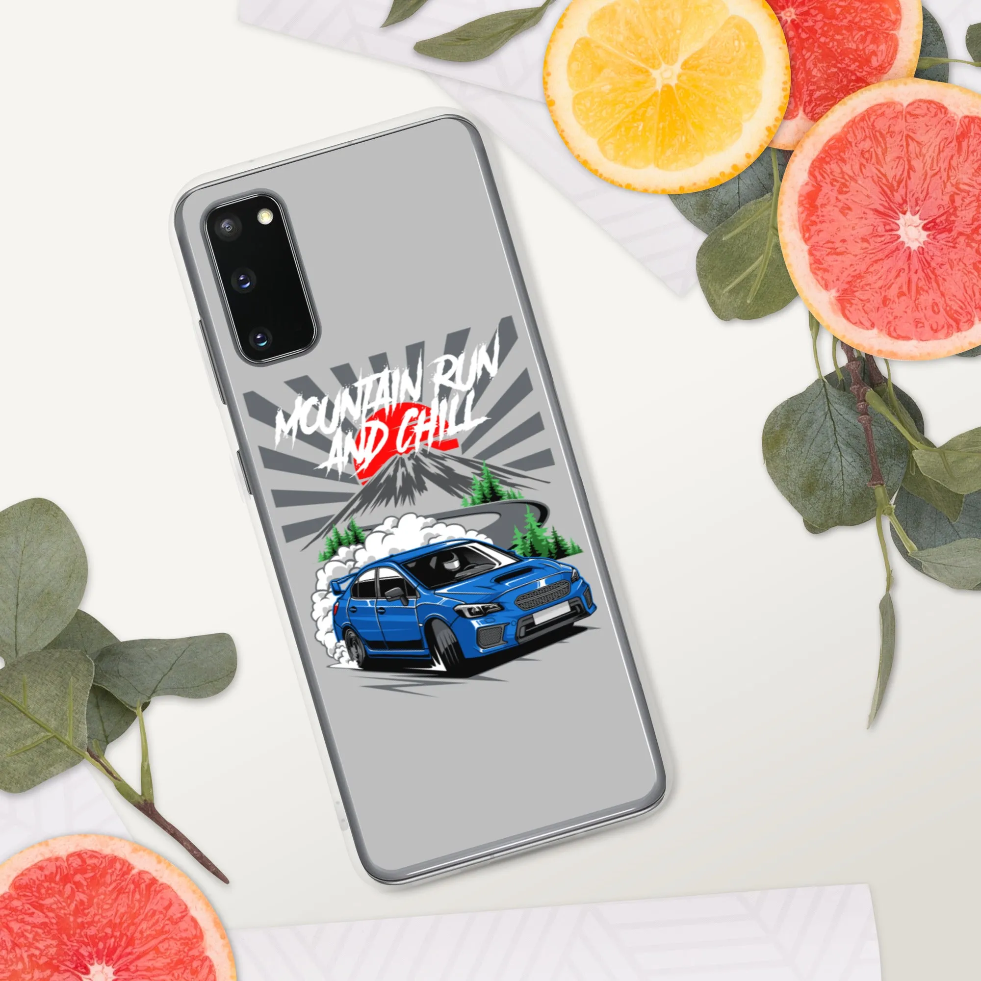 Subaru Mountain Run And Chill Car Culture Samsung Phone Case