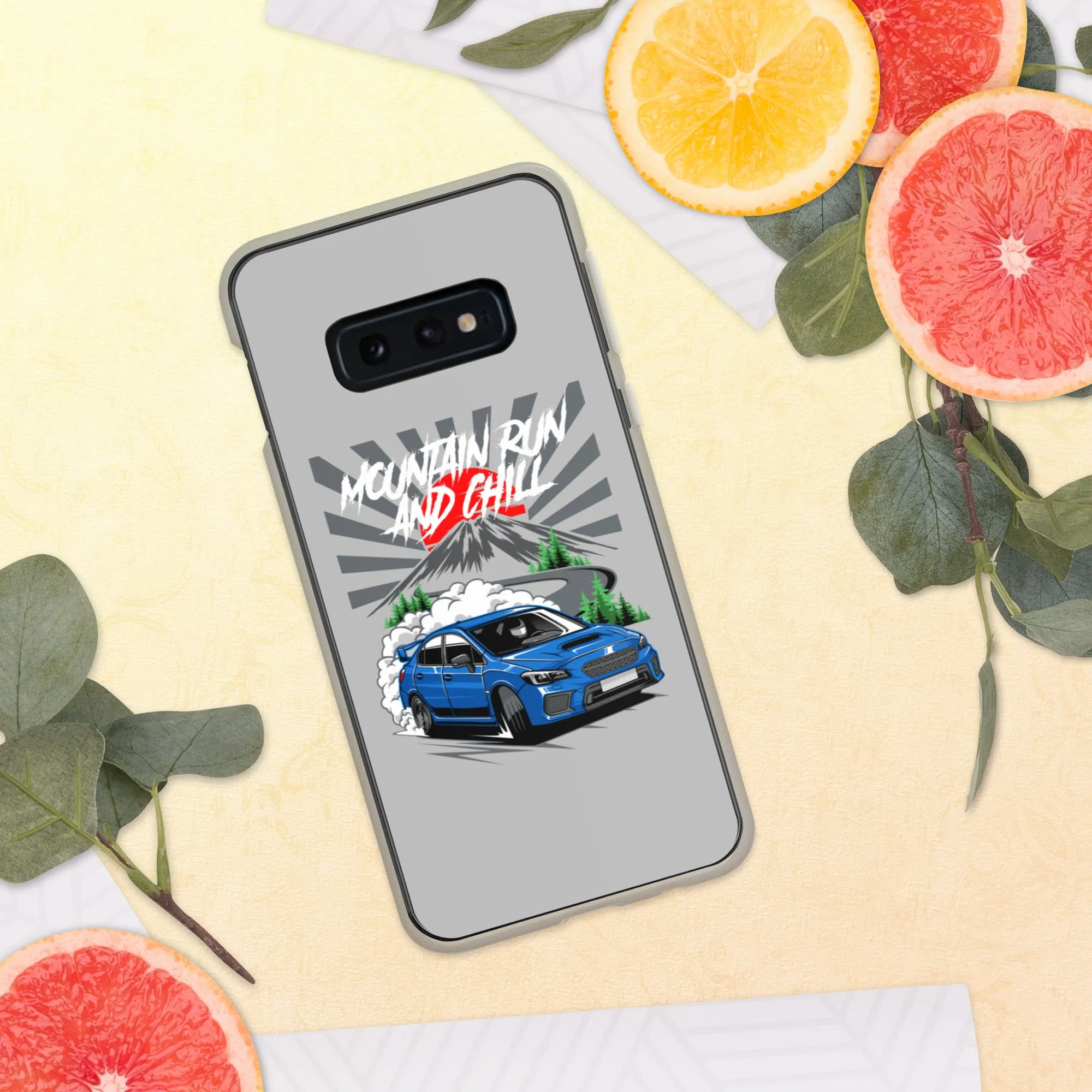 Subaru Mountain Run And Chill Car Culture Samsung Phone Case