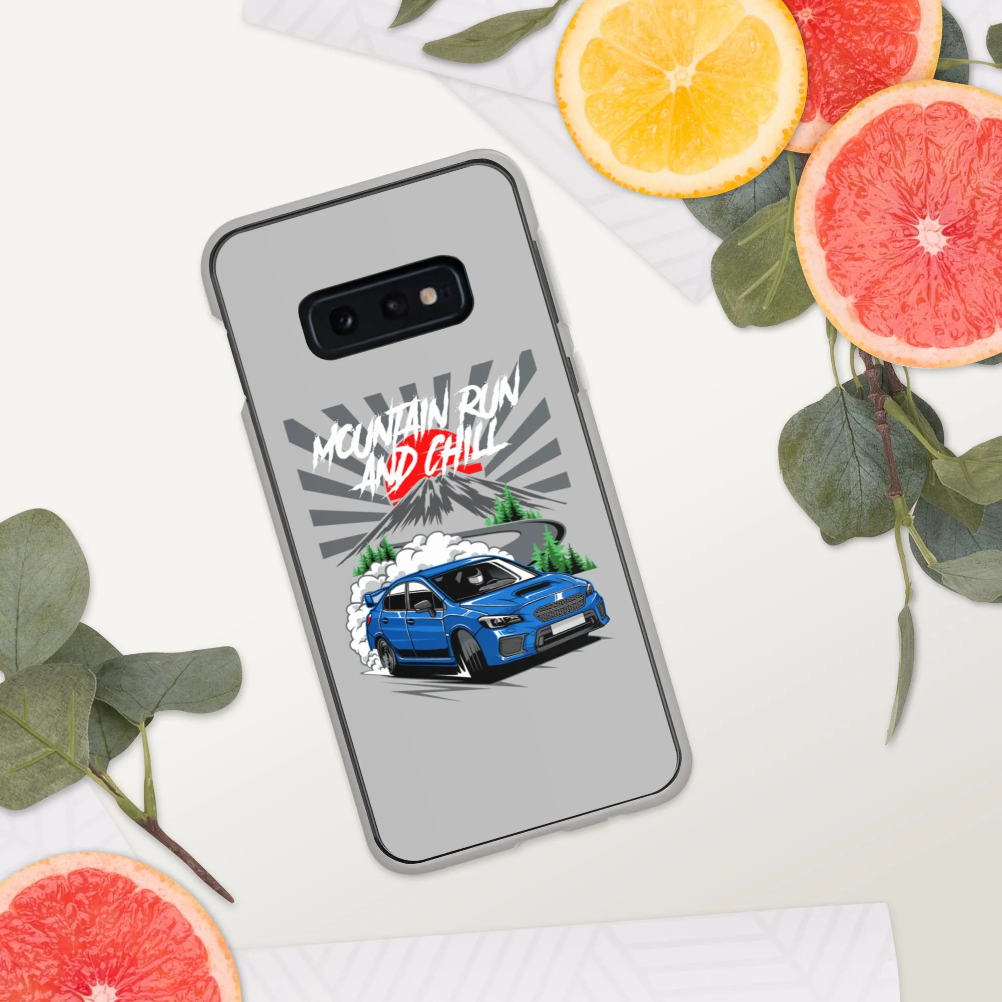 Subaru Mountain Run And Chill Car Culture Samsung Phone Case