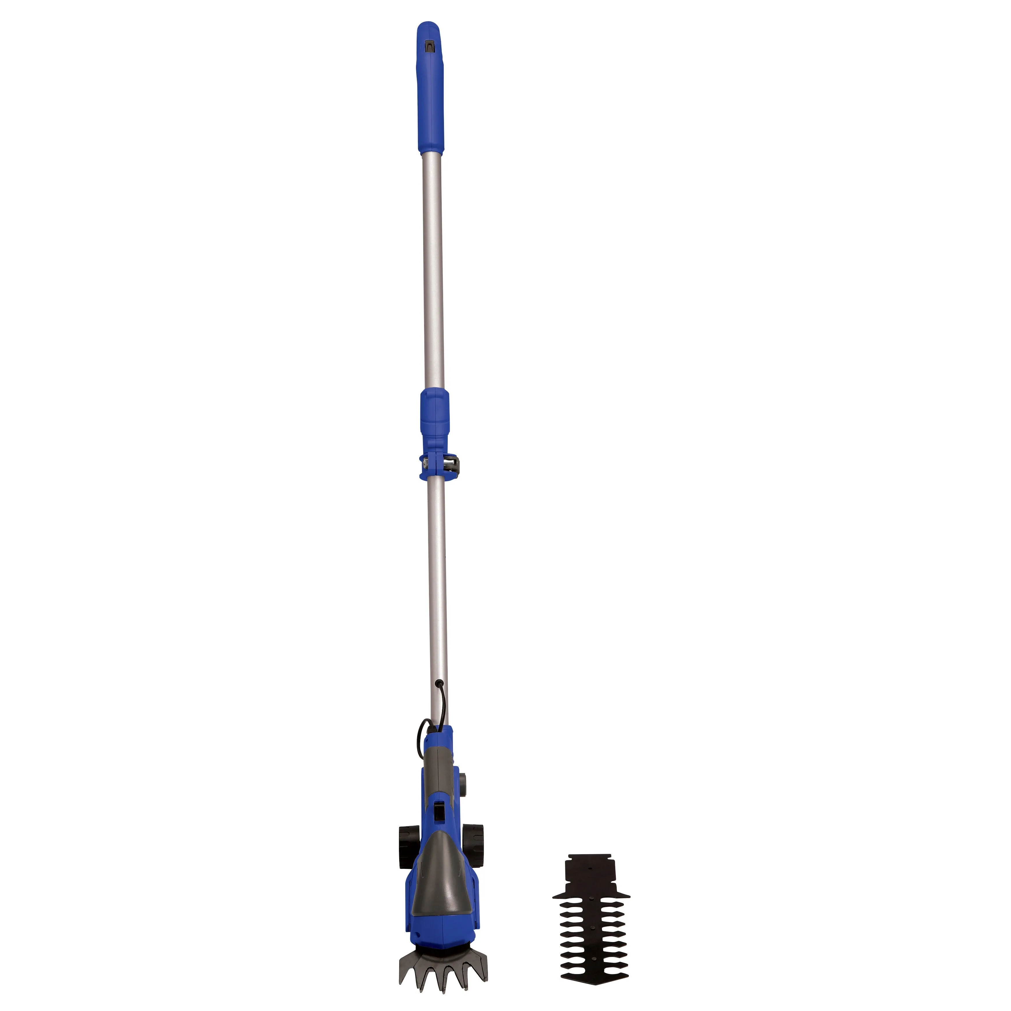 Sun Joe HJ605CC-SJB 2-in-1 Cordless Telescoping Grass Trimmer | 7.2 Volt (Blue)