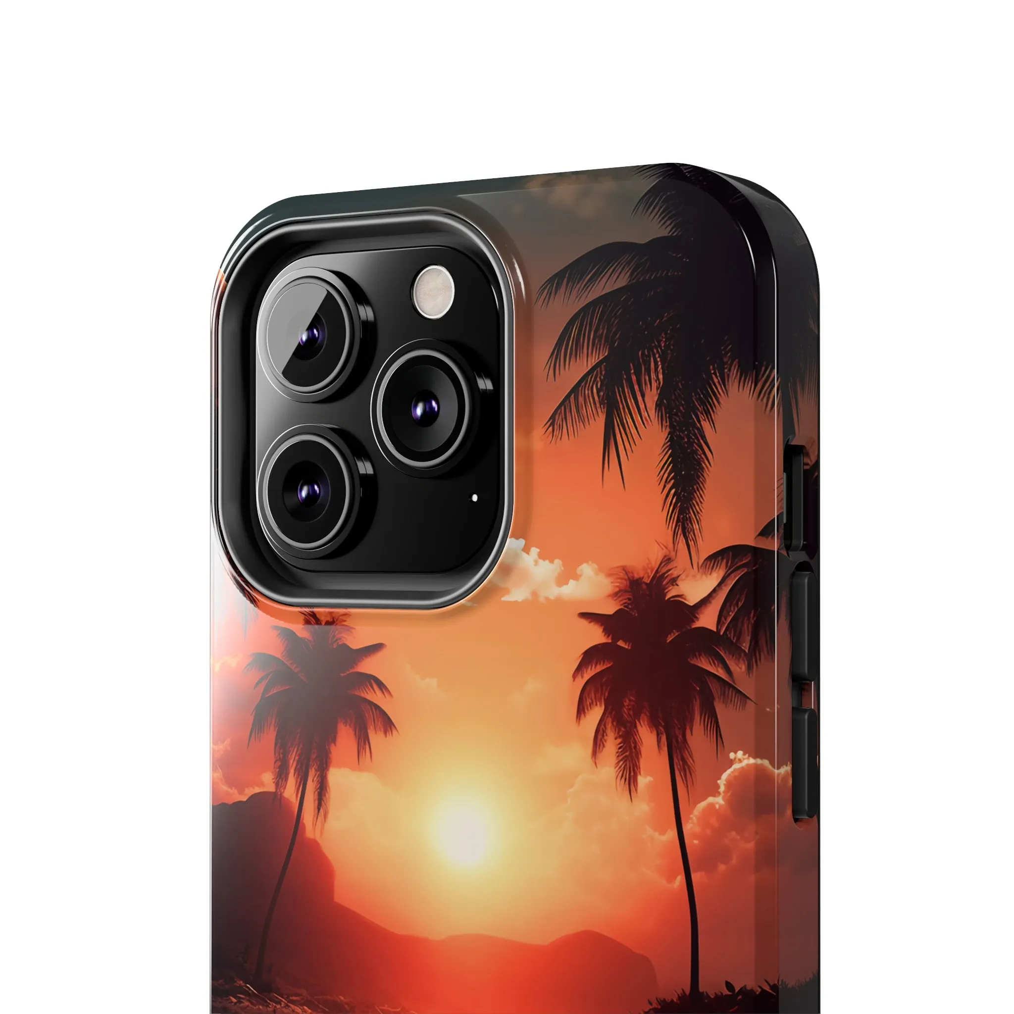 Sunset Beach Design iPhone Case, Beautiful Beach Scene, Artsy Surf Design, Protective Phone Cover compatible with a large variety of iPhone models, Phone Case, Gift