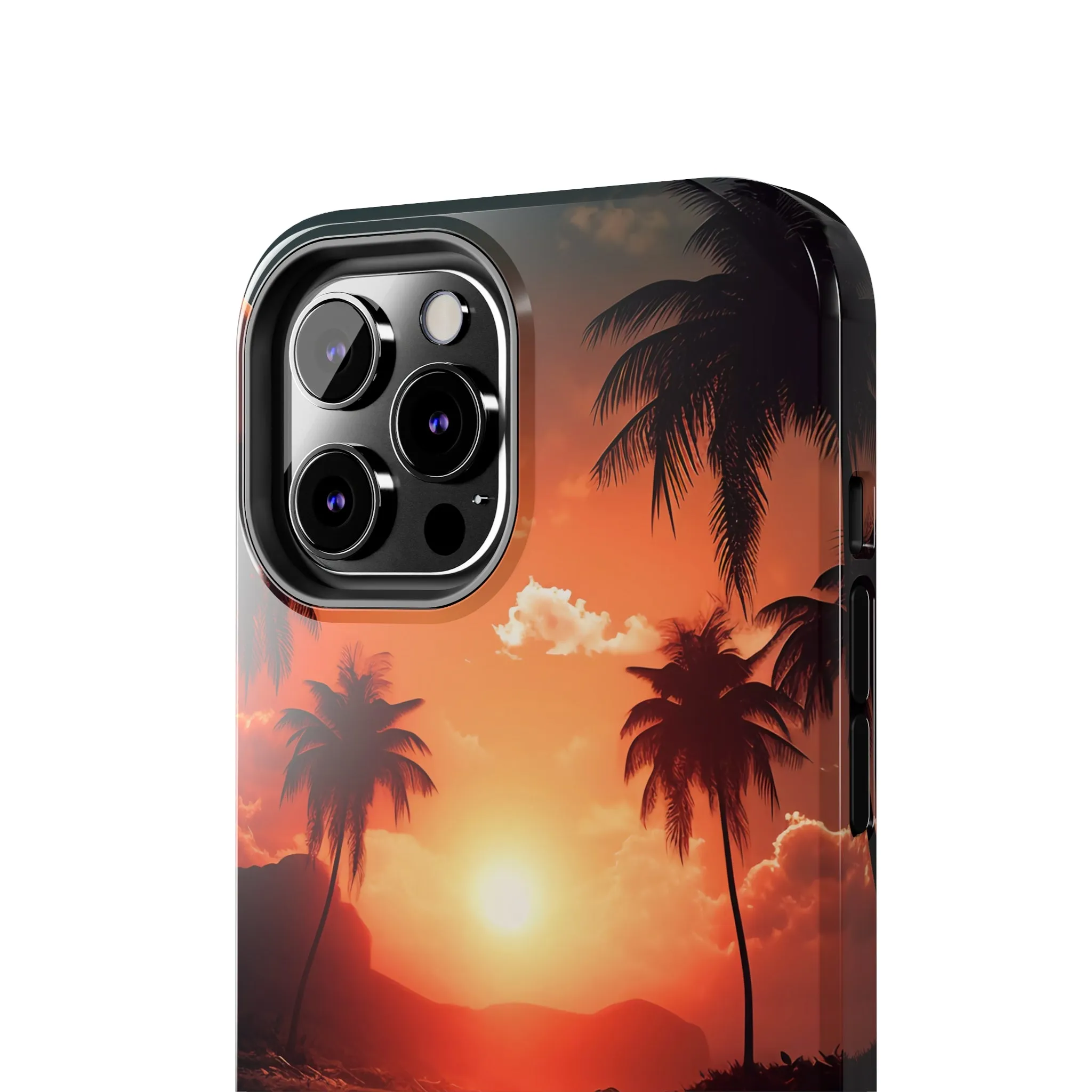 Sunset Beach Design iPhone Case, Beautiful Beach Scene, Artsy Surf Design, Protective Phone Cover compatible with a large variety of iPhone models, Phone Case, Gift