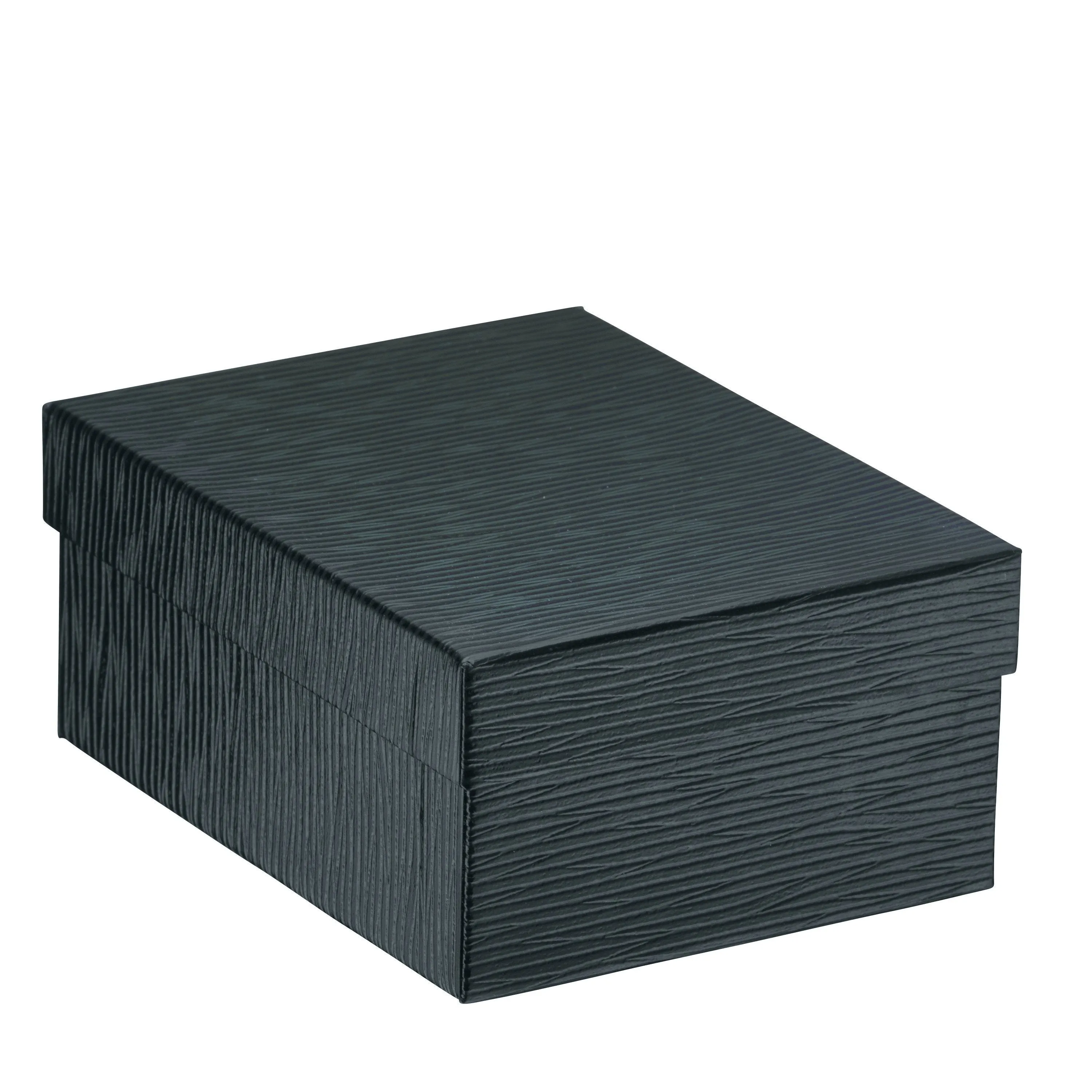 Textured Leatherette Pendant/Earring Box, Exquisite Collection