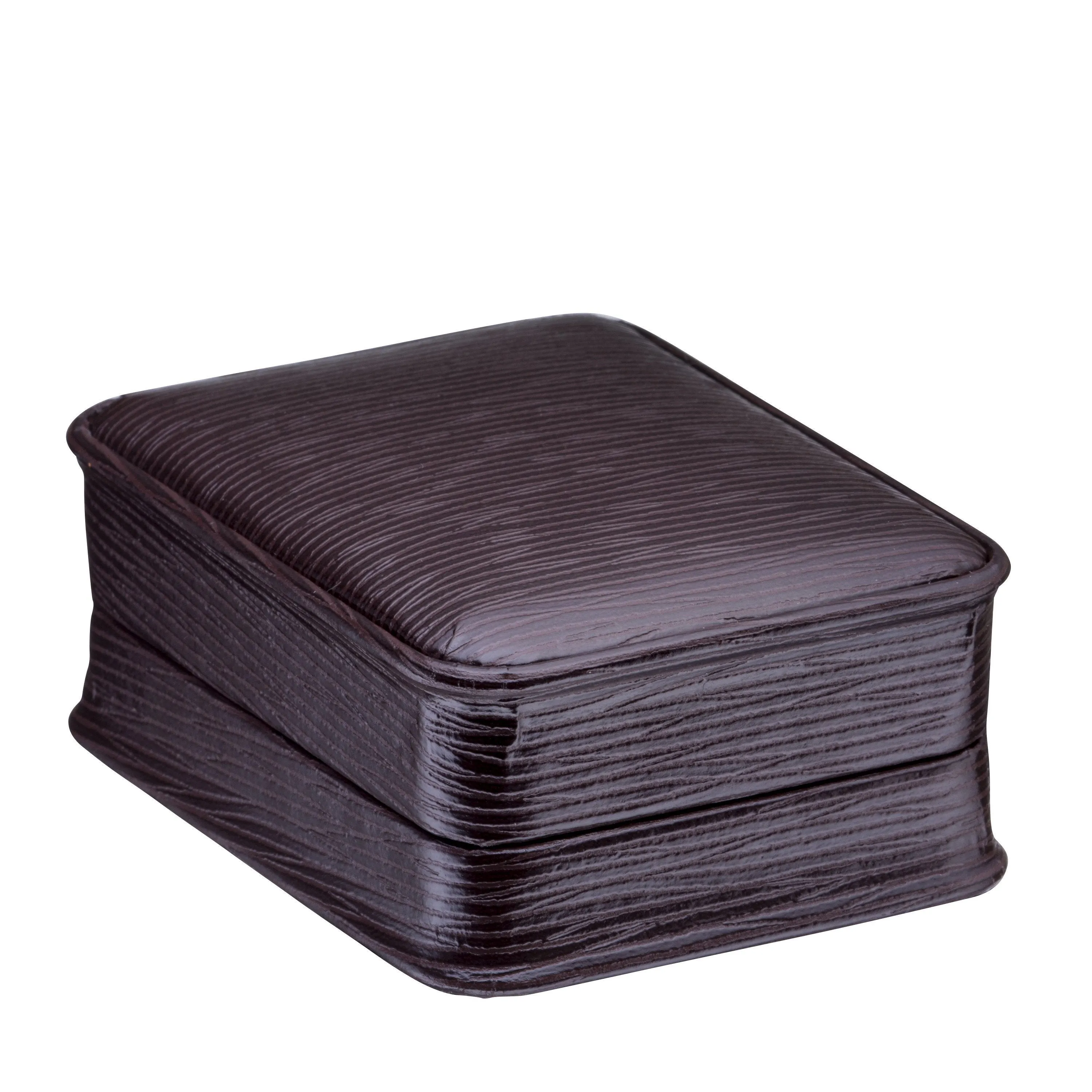 Textured Leatherette Pendant/Earring Box, Exquisite Collection