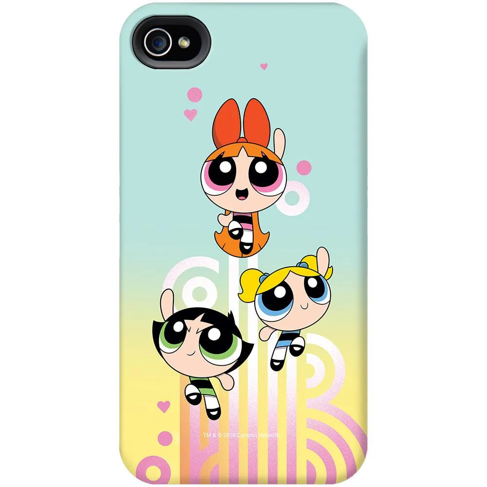 The Powerpuff Girls Trio and Logo Phone Case for iPhone and Galaxy