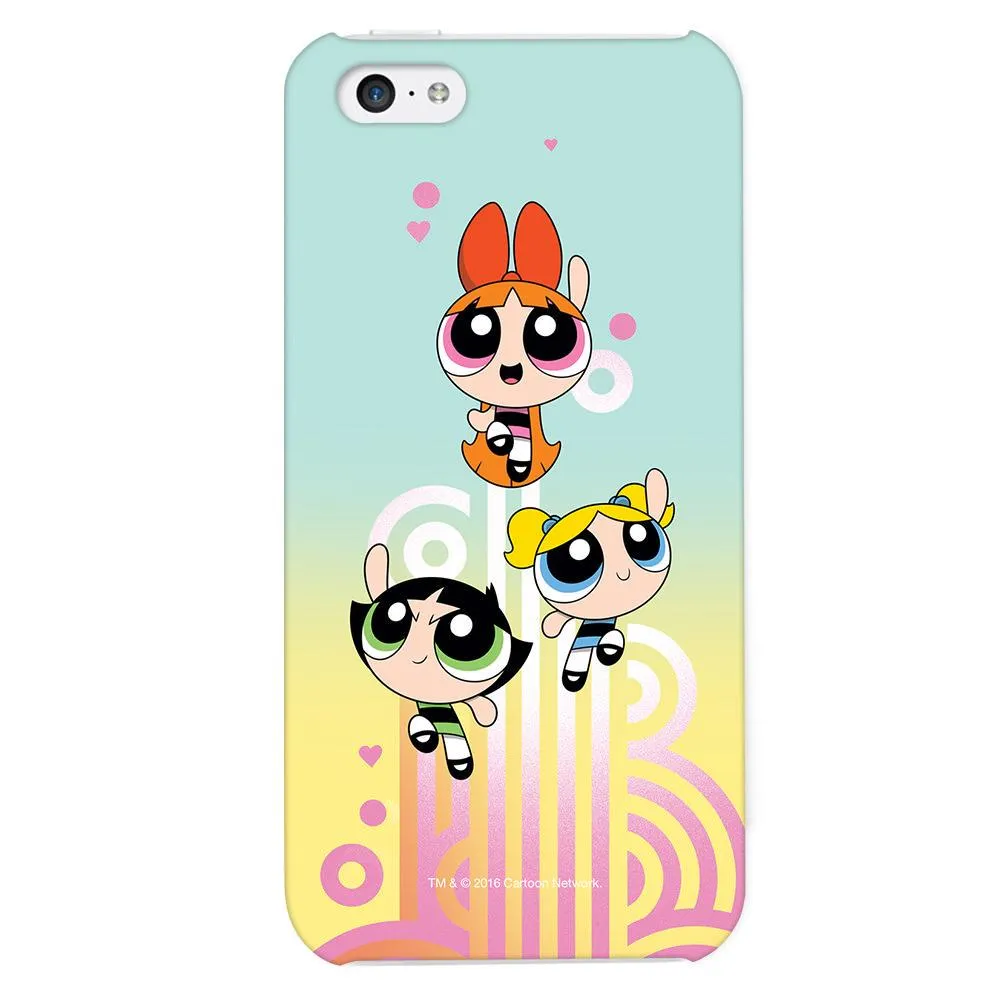 The Powerpuff Girls Trio and Logo Phone Case for iPhone and Galaxy