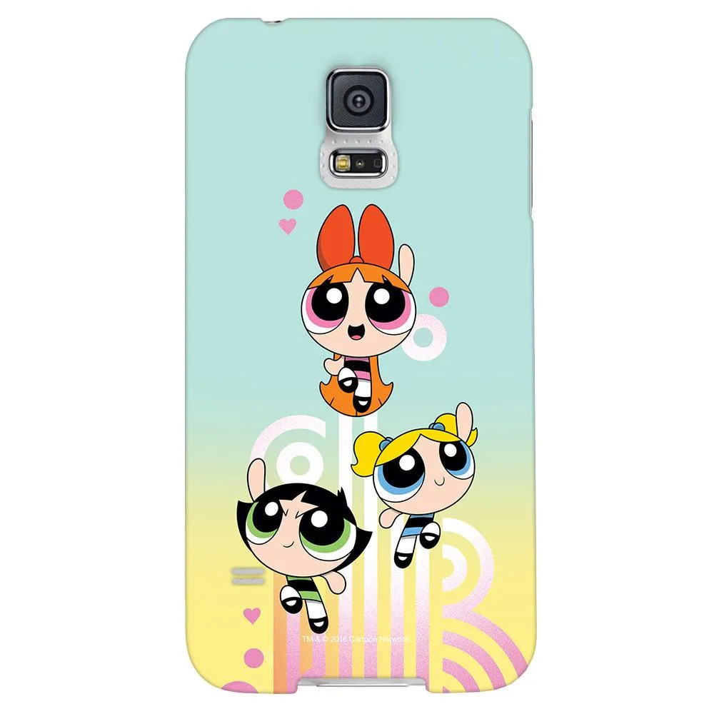 The Powerpuff Girls Trio and Logo Phone Case for iPhone and Galaxy