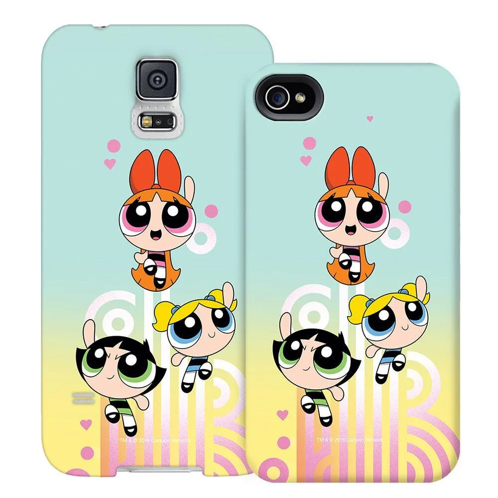 The Powerpuff Girls Trio and Logo Phone Case for iPhone and Galaxy