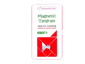 THE PURPLE COW - MAGNETIC TRAVEL GAME, TANGRAM