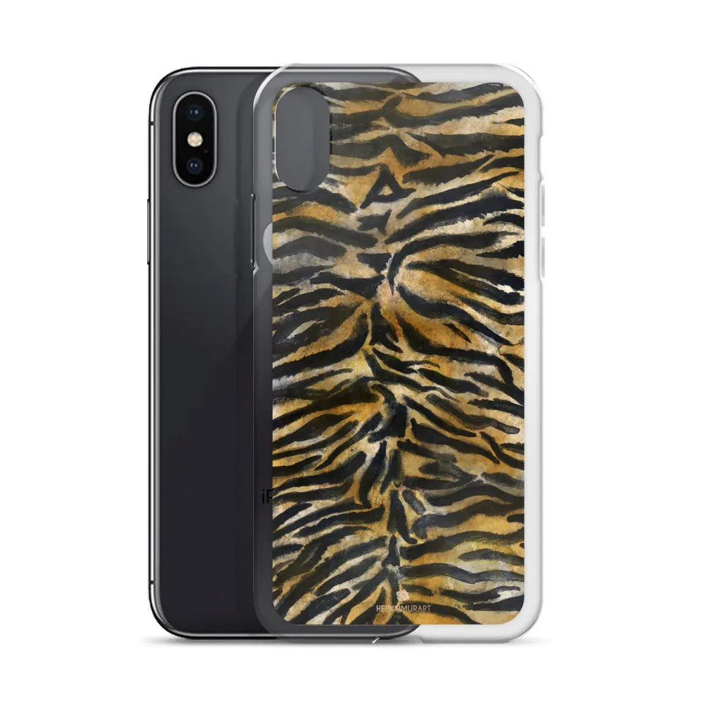 Tiger Stripe Skin iPhone Case, iPhone X | XS | XR | XS Max | 8 | 8  | 7| 7  Case- Printed in USA