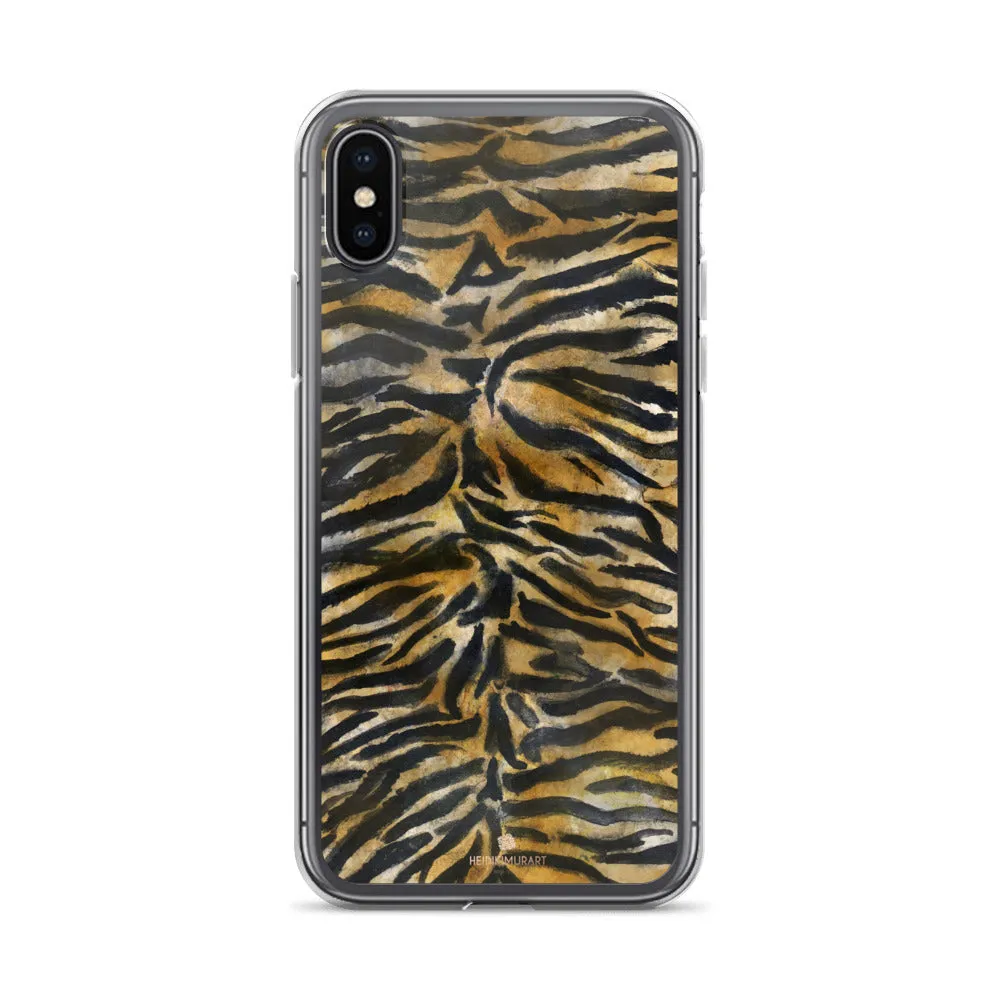 Tiger Stripe Skin iPhone Case, iPhone X | XS | XR | XS Max | 8 | 8  | 7| 7  Case- Printed in USA