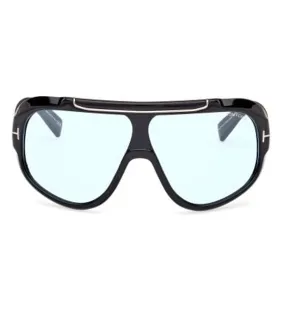 Tom Ford Unisex Blue Oversized Sunglasses