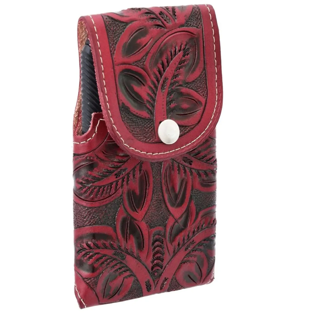 Tooled Leather Phone Holster