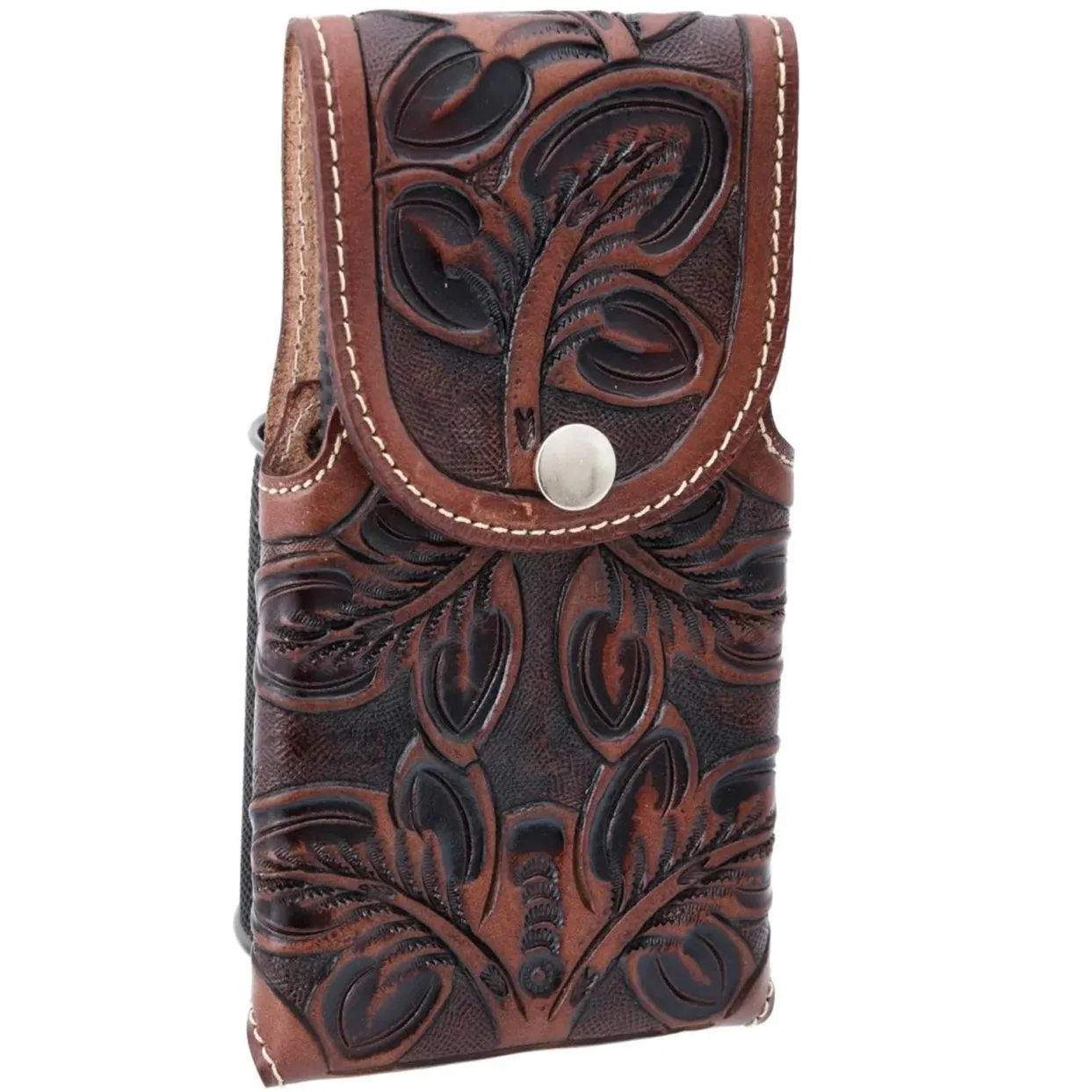 Tooled Leather Phone Holster