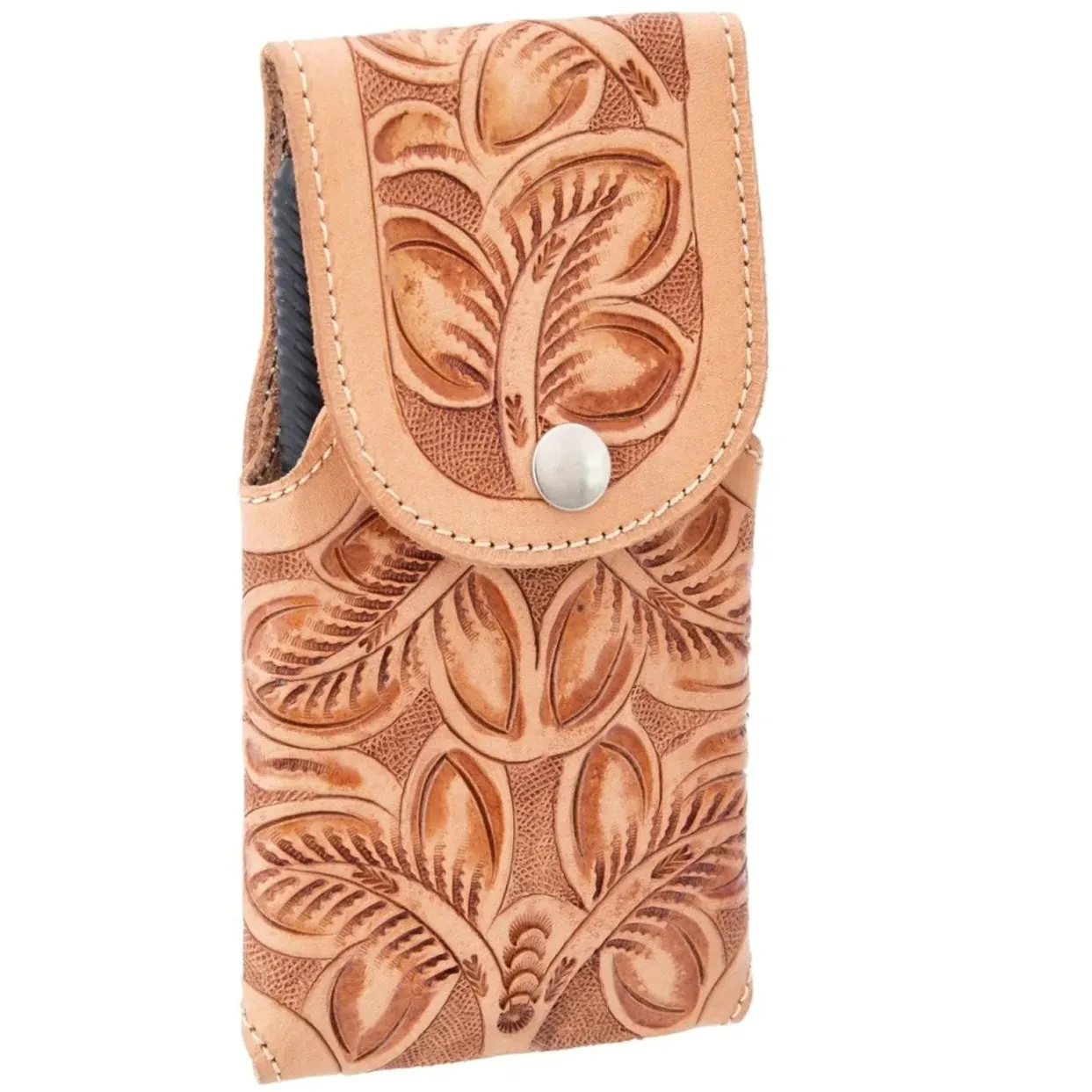 Tooled Leather Phone Holster