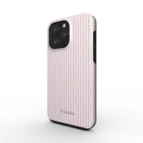 Tough Phone Case|Blush Knit