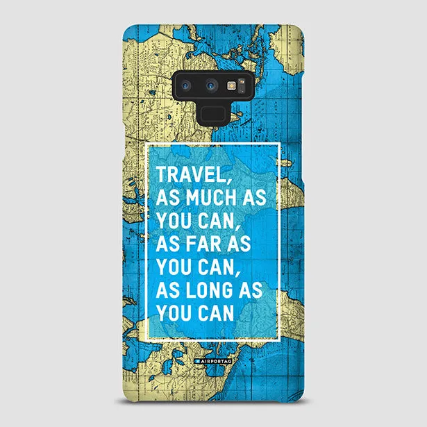 Travel As Much As - Phone Case