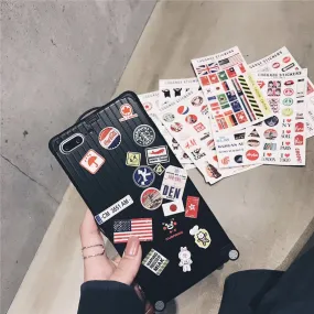 Travel Luggage Phone Case (Stickers included)