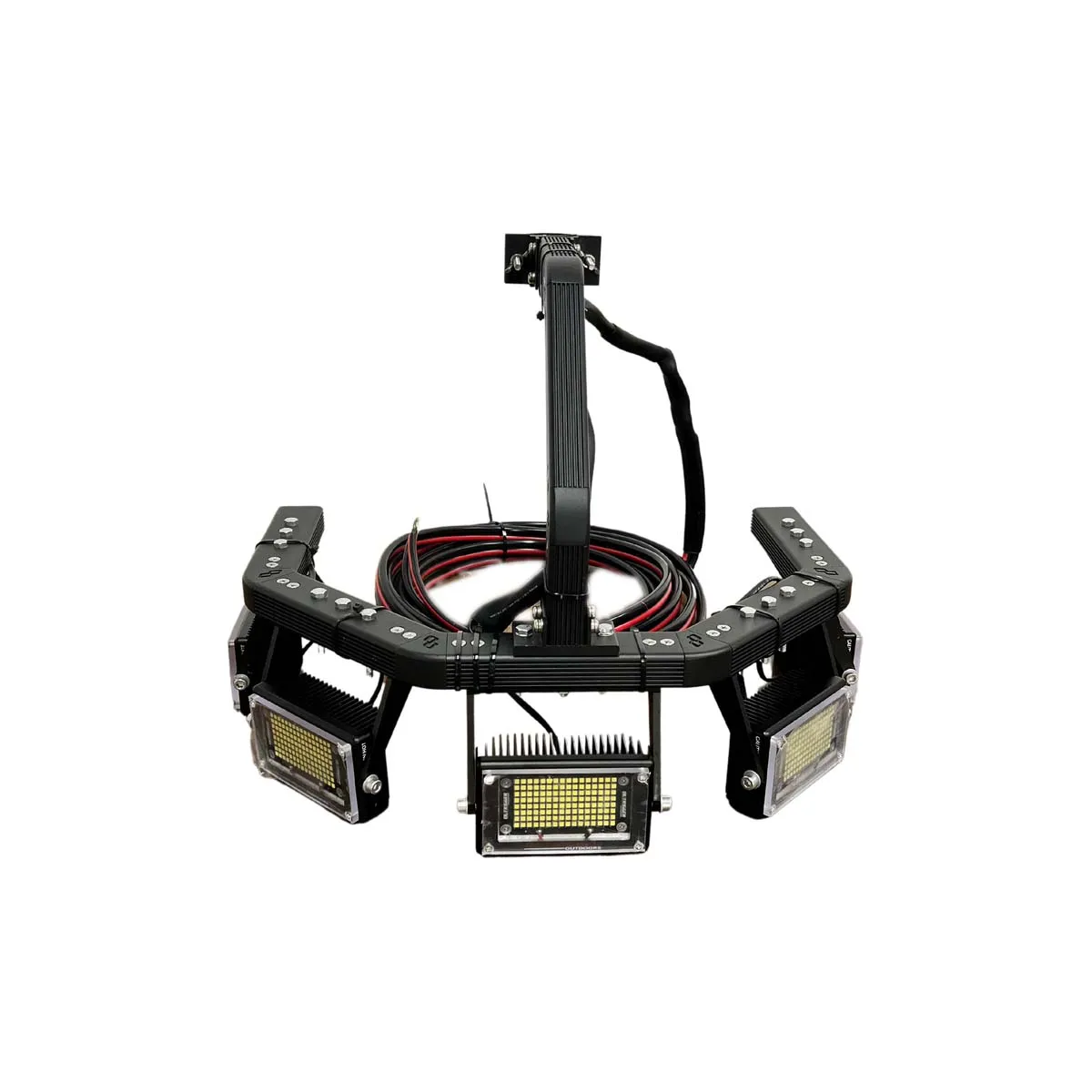 Trolling Motor Bracket and Light Kit (ASSEMBLED & WIRED)