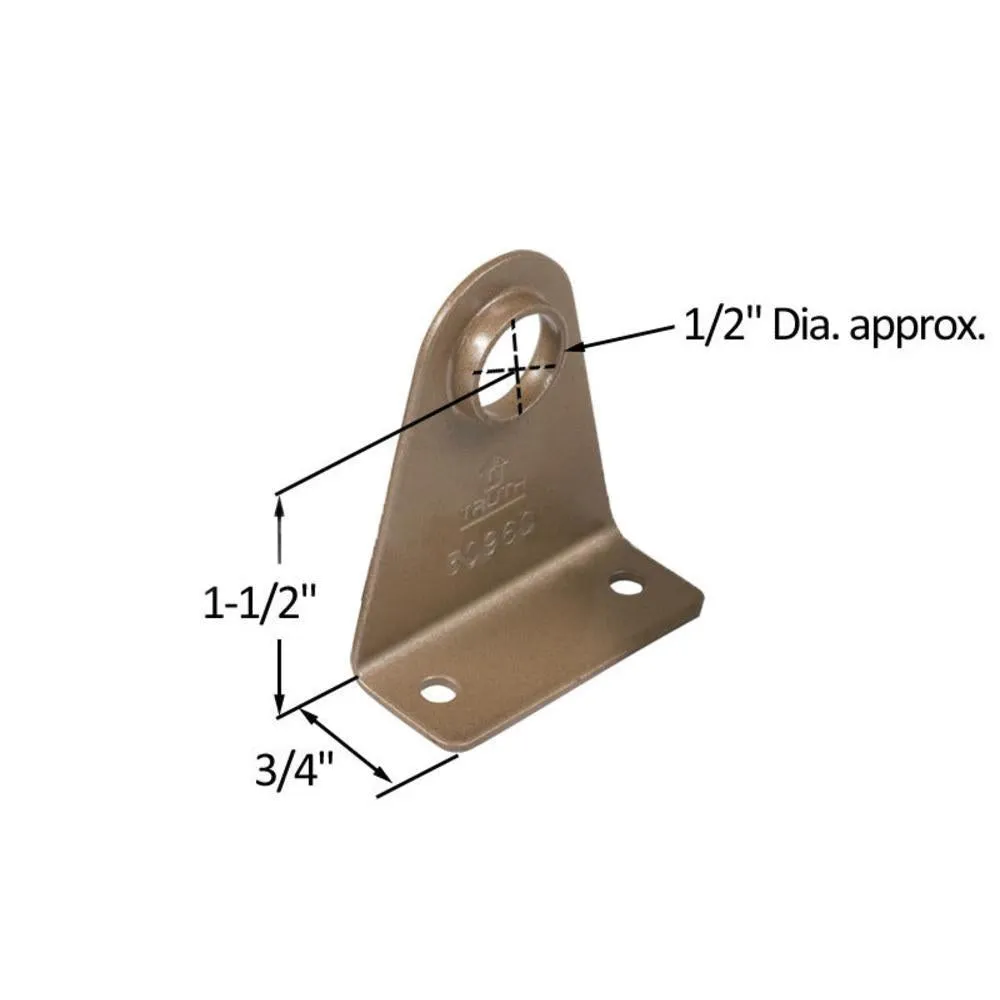 Truth Hardware Bearing Bracket for Sill Extension - Coppertone