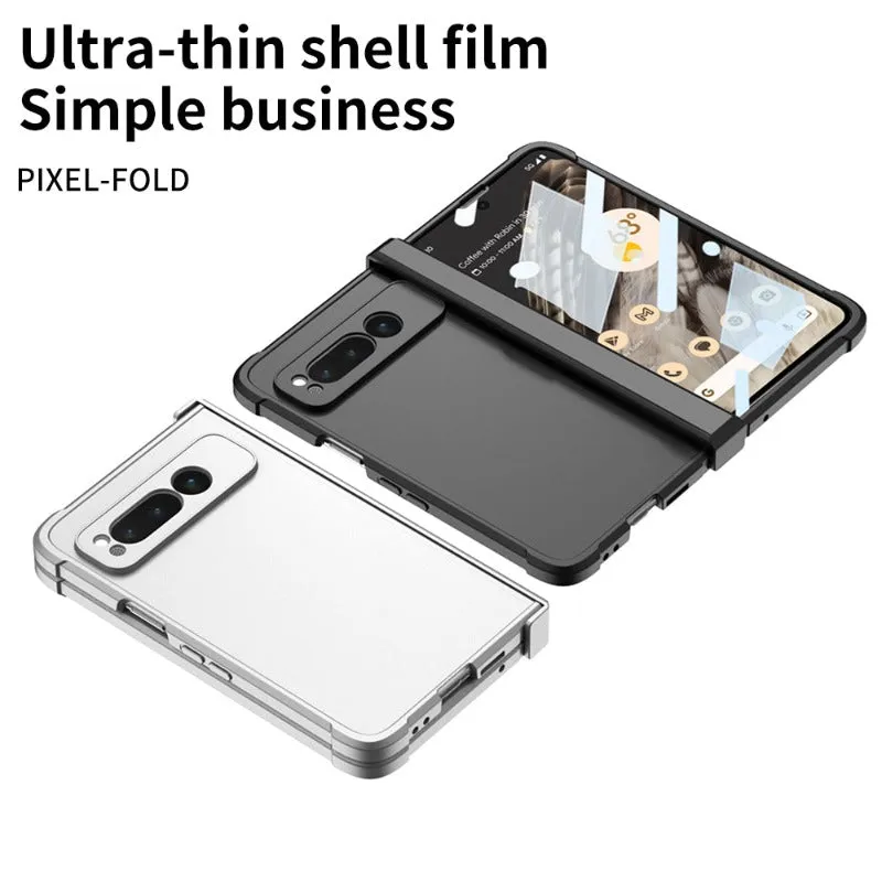 Ultra-thin Skin Feel Phone Case With 360 All Inclusived HD Tempered Glass Film For Google Pixel Fold