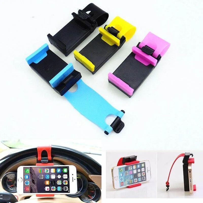 Universal Car Steering Wheel Phone Holder