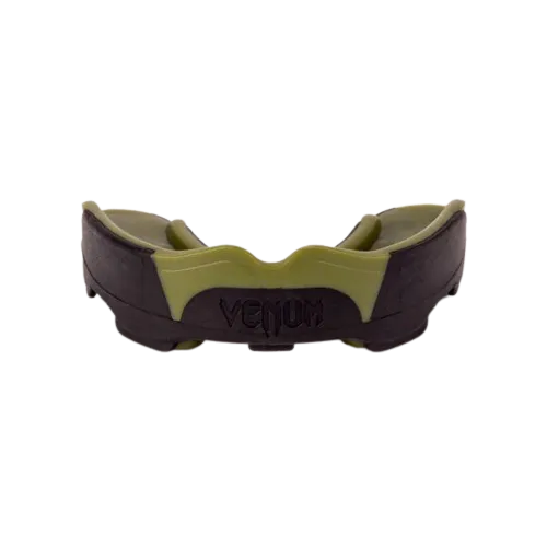 VENUM-0621 PREDATOR SPORTS MUAY THAI BOXING MMA MOUTHGUARD Senior Age 11  Black Khaki