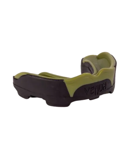 VENUM-0621 PREDATOR SPORTS MUAY THAI BOXING MMA MOUTHGUARD Senior Age 11  Black Khaki