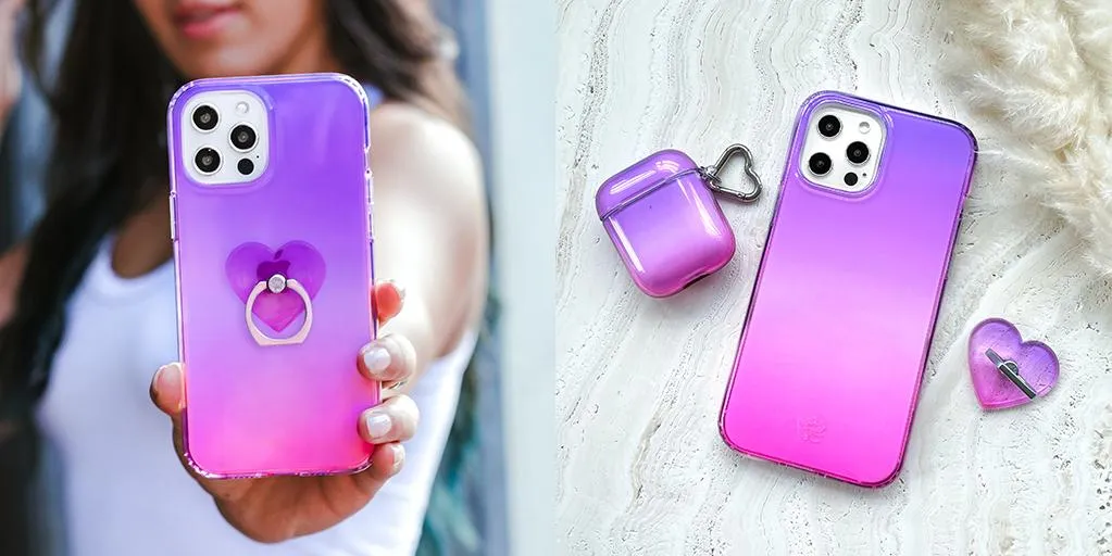 Violet Ombre iPhone Case