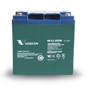 Vision - HF12-155 - HIGH RATE 10 YR BATTERY 12V HF12155