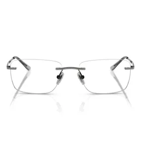 Vogue Women's Antique Silver Cat-Eye Optical Frame