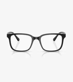 Vogue Women's Black Rectangular Optical Frame