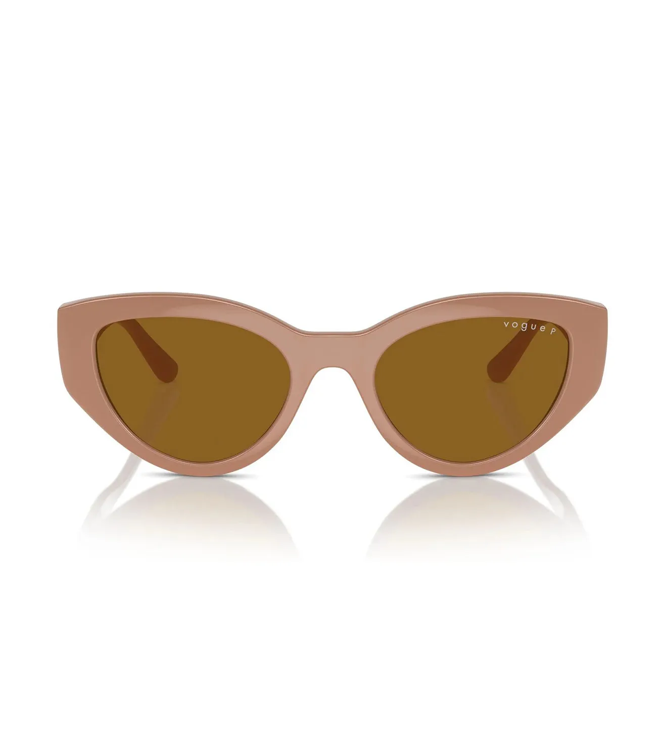 Vogue Women's Dark Brown Cat-Eye Sunglasses