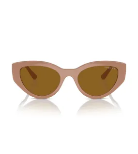 Vogue Women's Dark Brown Cat-Eye Sunglasses