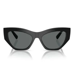 Vogue Women's Dark Grey Cat-Eye Sunglasses