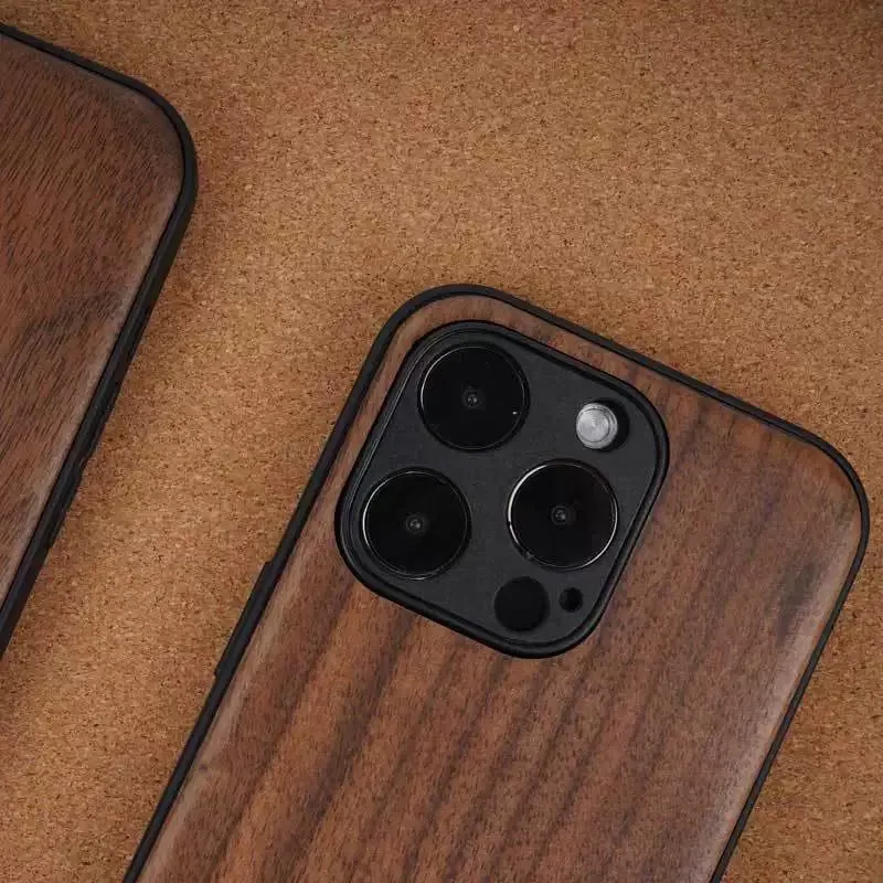 Walnut Wood iPhone Case